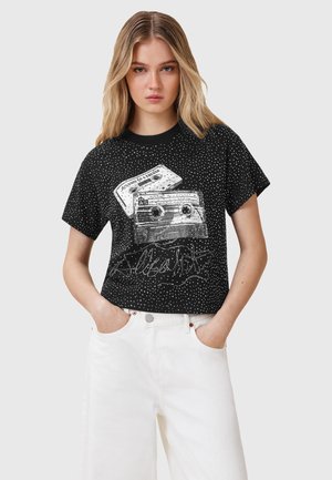 AllSaints REEL ELLE TEE - Camiseta estampada - black