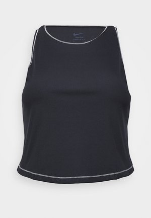 ONE FITTED TANK PLUS - Tops - black/light orewood brown