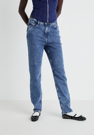 NMDAISY MOM FIT JEAN - Džínsy voľného strihu - medium blue denim