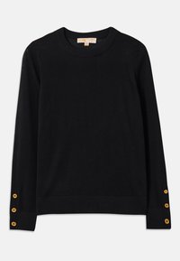 BUTTON SLEEVE - Neule - black