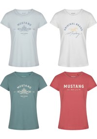 ALEXIA C LOGO 4ER PACK - T-shirt print - multi coloured