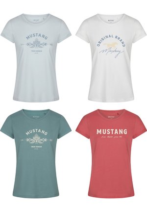 ALEXIA C LOGO 4ER PACK - T-shirt print - multi coloured