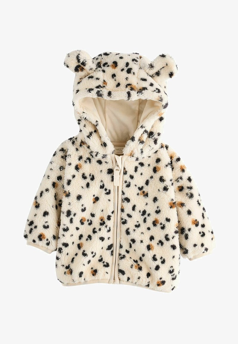 Next COSY REGULAR FIT - Fleece jacket - ecru  animal print