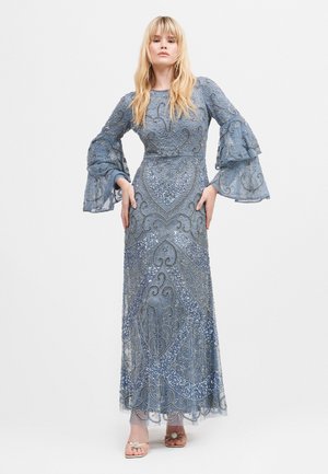 EMBELLISHED SEQUINS - Robe de cocktail - powder blue