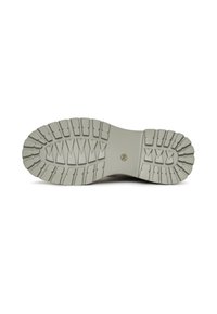 Világosszürke gumitalp mély, változatos mintázattal a tapadás érdekében. Kerek sarokkal és a "39" méretjelzéssel.