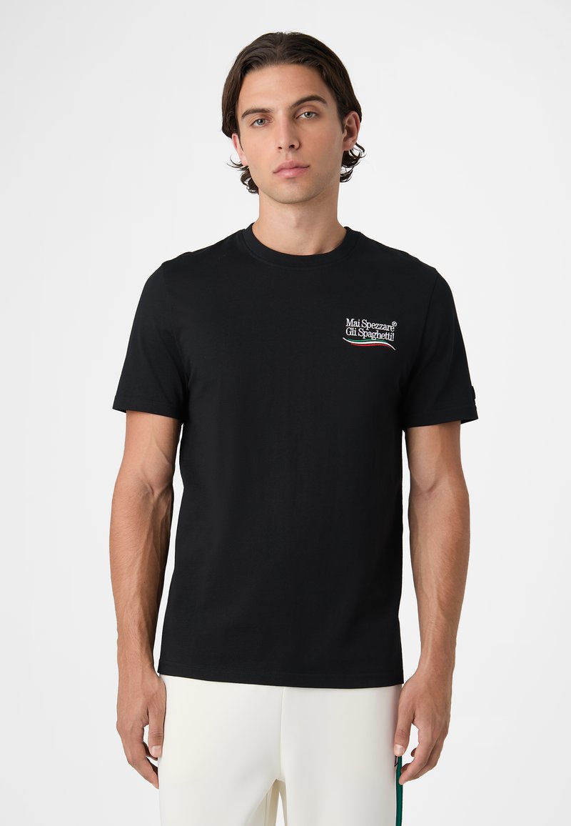 Fila NAVIGLI PASTA REGULAR - Printtipaita - black