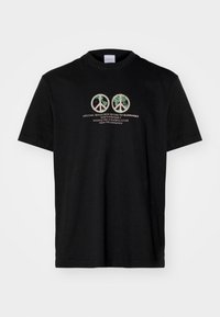PEACE CORPS  - T-Shirt print - jet black/matchstick red