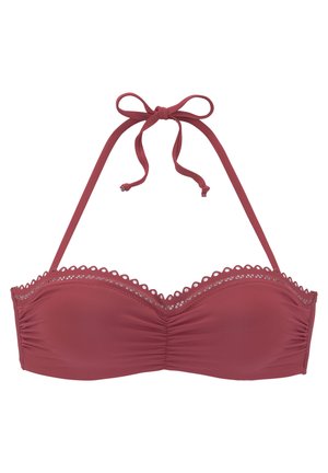 BANDEAU - Bikinitop - rostrot