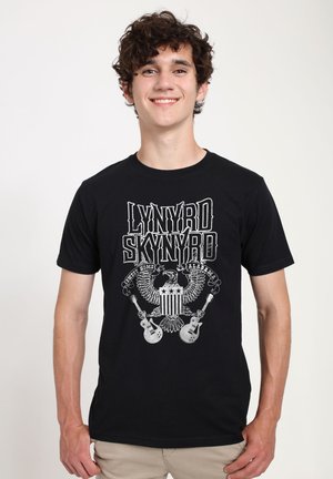 Henry Tiger Triko s potiskem - black