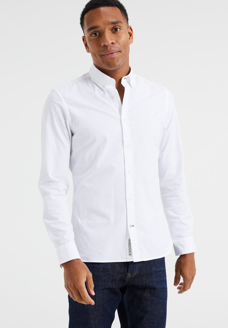WE Fashion SLIM FIT - Hemd - white/weiß - Zalando.de