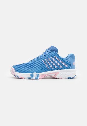 HYPERCOURT EXPRESS 2 HB UNISEX - Tenisové boty na všechny povrchy - silver lake blue/white/orchid pink
