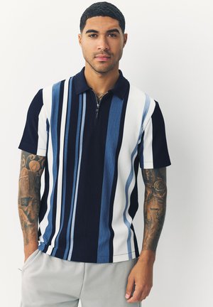 Next VERITCAL STRIPE - REGULAR FIT - Polotričko - blue navy