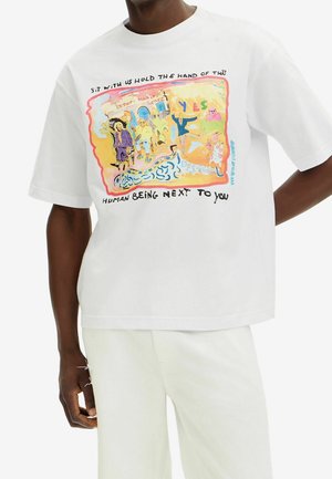 T-Shirt print - white