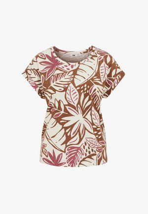 WE Fashion, T-Shirt print - light brown