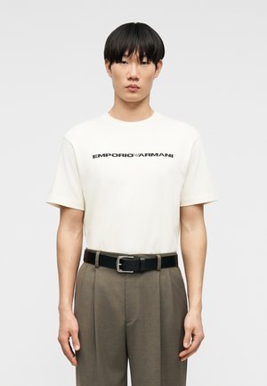 Nyomott mintás póló - white