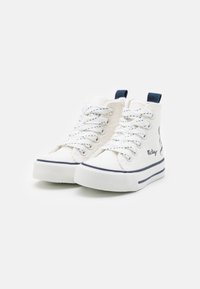 Friboo TRAINERS Disney MICKEY MOUSE & MINNIE MOUSE - HI-TOP TRAINERS - Höga sneakers - white