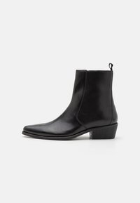 Zign LEATHER - Botines camperos - black