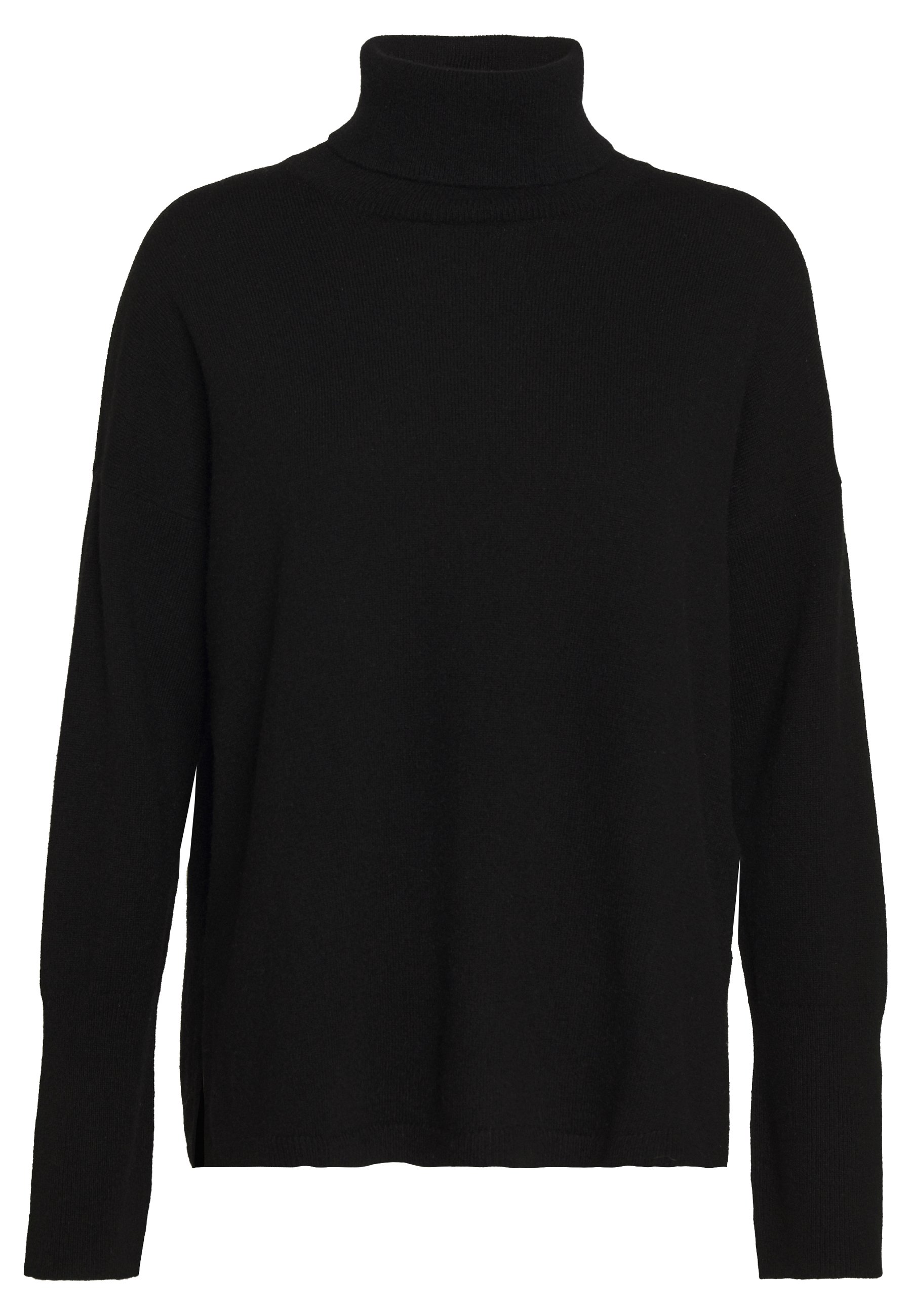 Pure Cashmere Turtleneck Jumper, Women's, Size: 10, Black