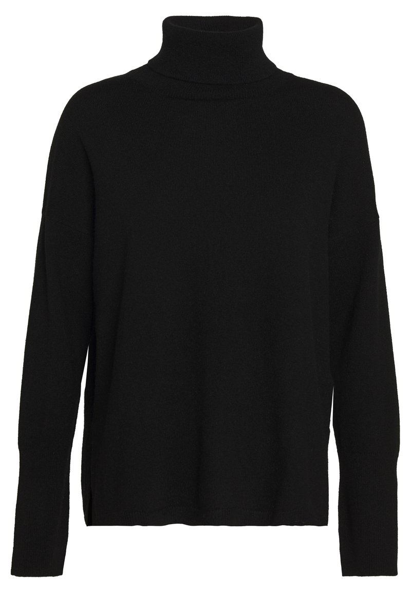 pure cashmere TURTLENECK LOOSE FIT TUNIC - Camisola - black