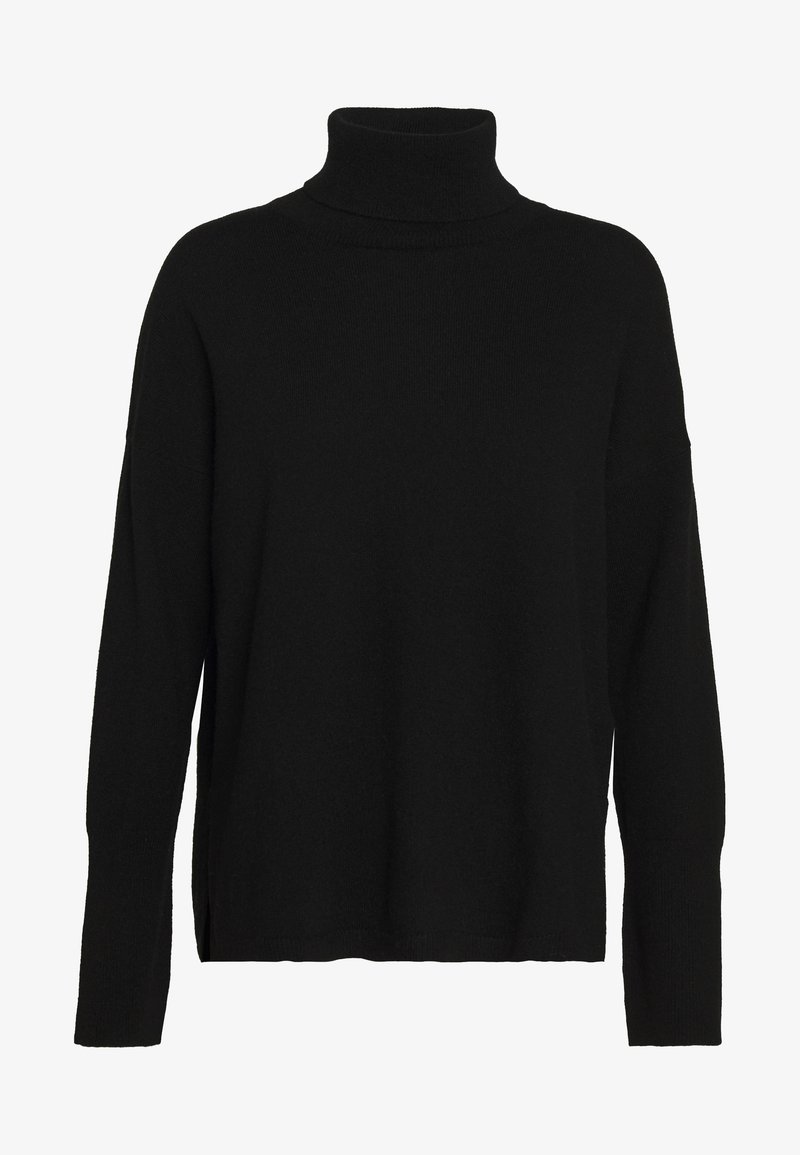 pure cashmere TURTLENECK LOOSE FIT TUNIC - Camisola - black