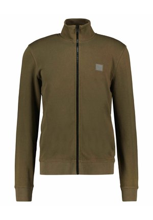 Mikina na zip - olive