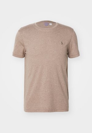 Polo Ralph Lauren CUSTOM SLIM FIT JERSEY CREWNECK T-SHIRT - Basic T-shirt - brown heather