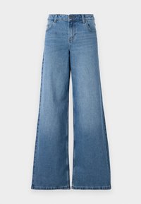 NMANDY DAD JEANS - Laisvo kirpimo džinsai - medium blue denim