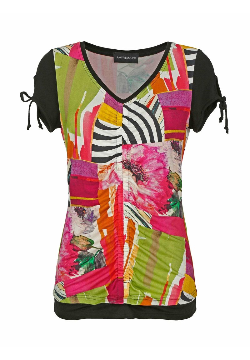 Damen T-Shirts | Amy Vermont T-Shirt print multicolor/mehrfarbig - WJ23624 Damen T-Shirts | Amy Vermont T-Shirt print multicolor/mehrfarbig - WJ23624
