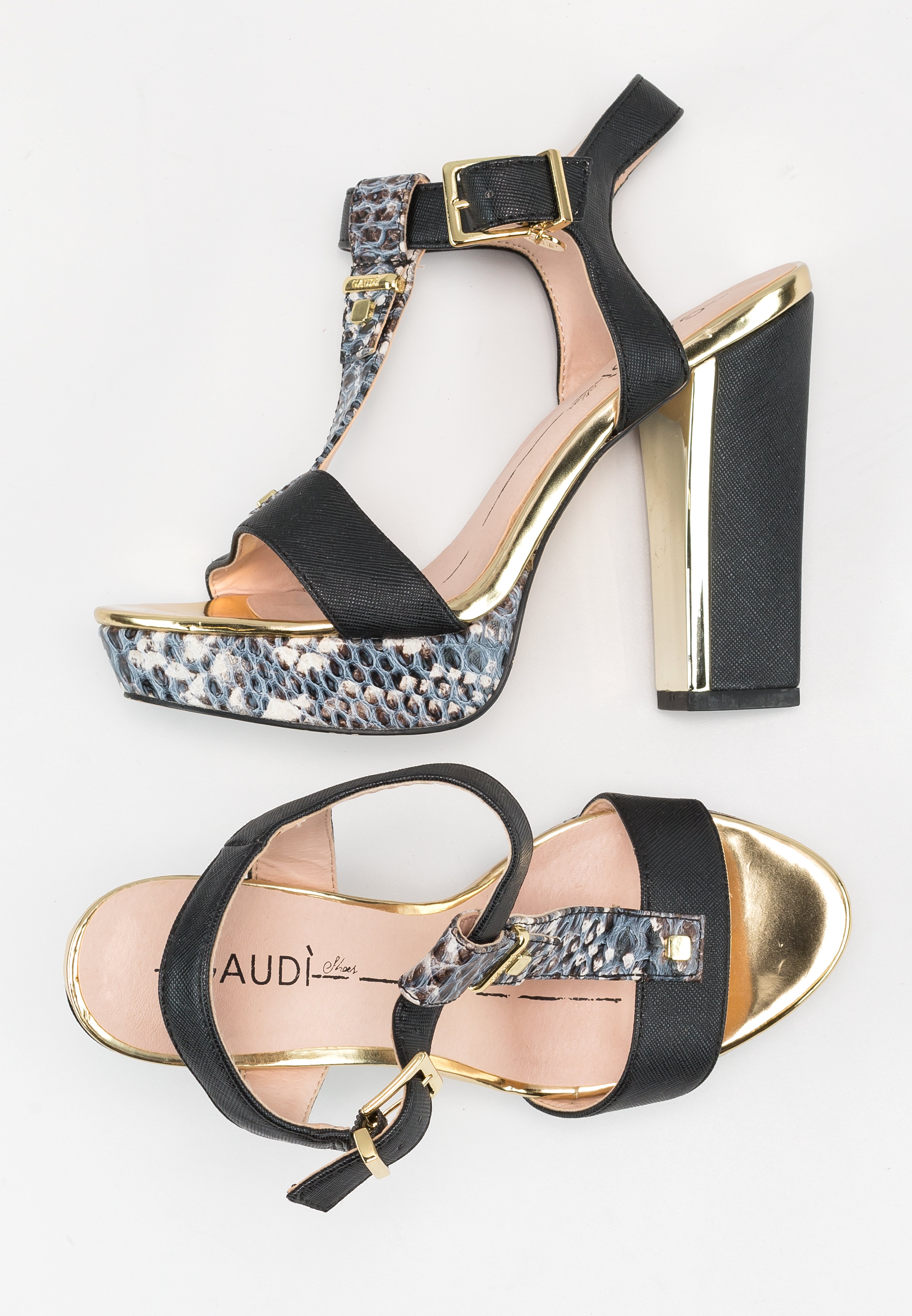 Gaudi Sandalen met plateauzool - multi-colored/meerkleurig - (Pre-owned) -  Zalando.be