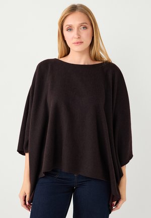 BOAT NECK BATWING SLEEVE SOFT  - Pullover - coffee melange