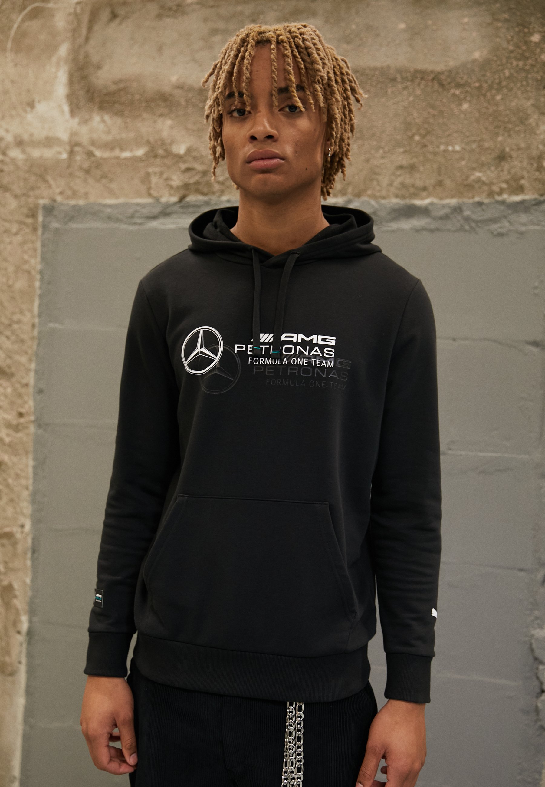 Puma HOODIE - Sweatshirt - black - Zalando.de