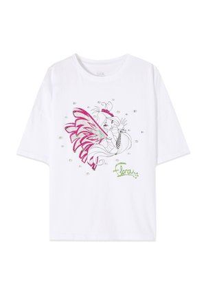 Oltre, T-SHIRT WINX CON CASTONI - Print T-shirt - bianco