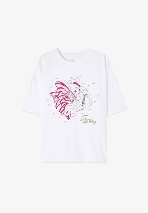 Oltre, T-SHIRT WINX CON CASTONI - Print T-shirt - bianco