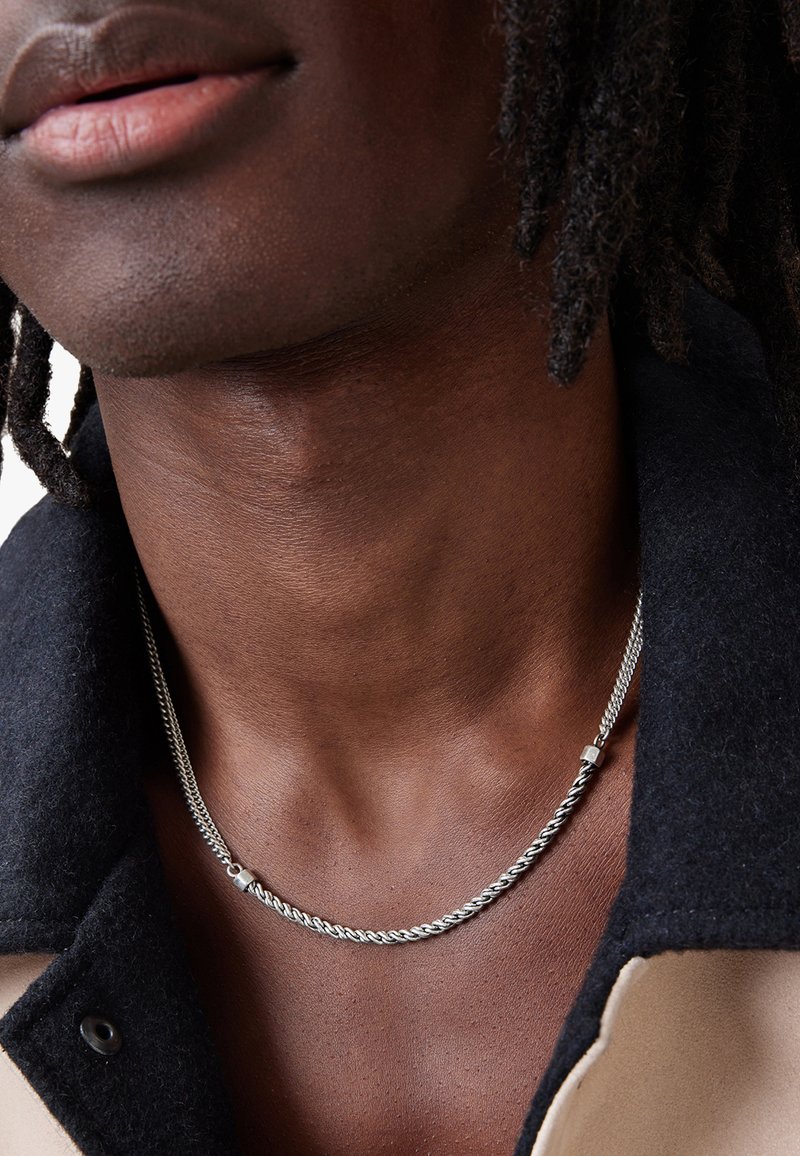 AllSaints SIGNATURE ROPE - Halskæder - silver-coloured