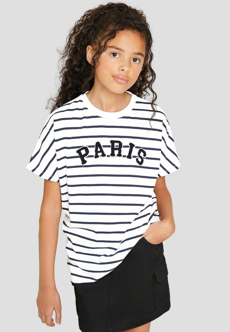 Lipsy SLOGAN - T-shirts print - black white