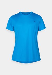 Unselected, electric blue lemonade