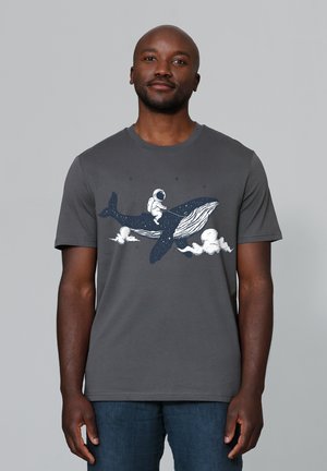 watapparel T-shirt print - anthracite