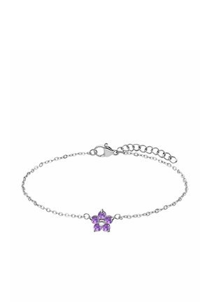 Armband - silver-coloured/purple