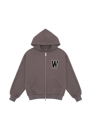 WRSTBHVR WRSTBHVR ZIP JACKET MATTEO HOODED ZIP JACKET UNISEX - Φούτερ με φερμουάρ - dark gull gray
