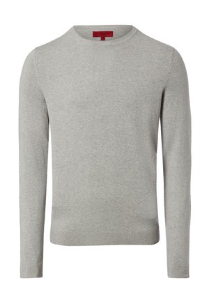 Strickpullover - hellgrau