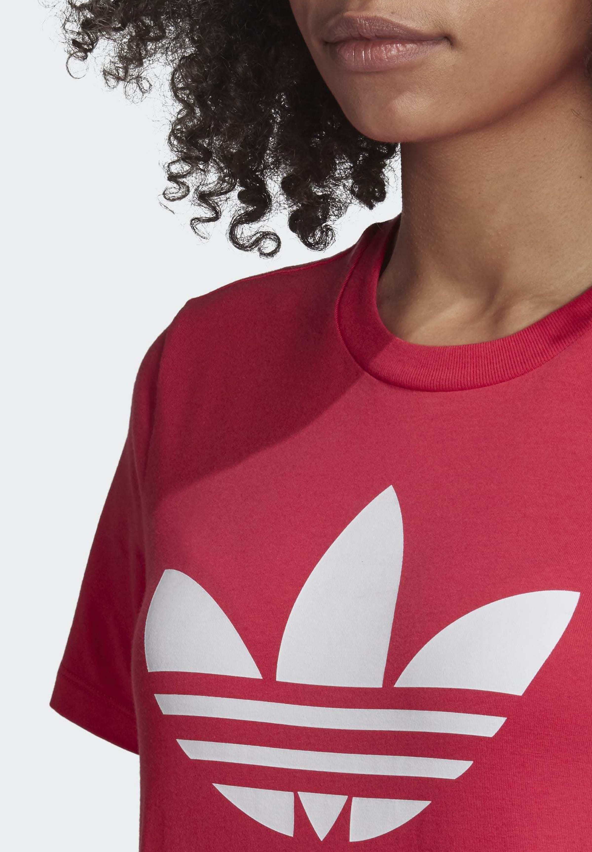adidas Originals TREFOIL T SHIRT T shirts med print pink adidas Originals ADICOLOR LARGE LOGO T-SHIRT - T-shirts med print - pink