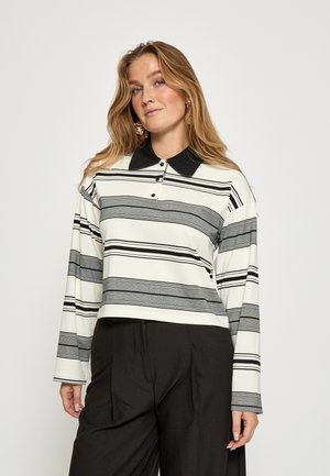 RANIA LONG SLEEVE  - Piké - black striped