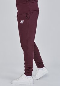 SIKSILK Pantaloni sportivi - burgundy