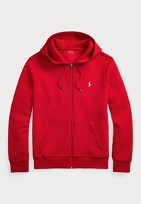 FULL ZIP HOODIE - Športna jopa s kapuco na zadrgo - red