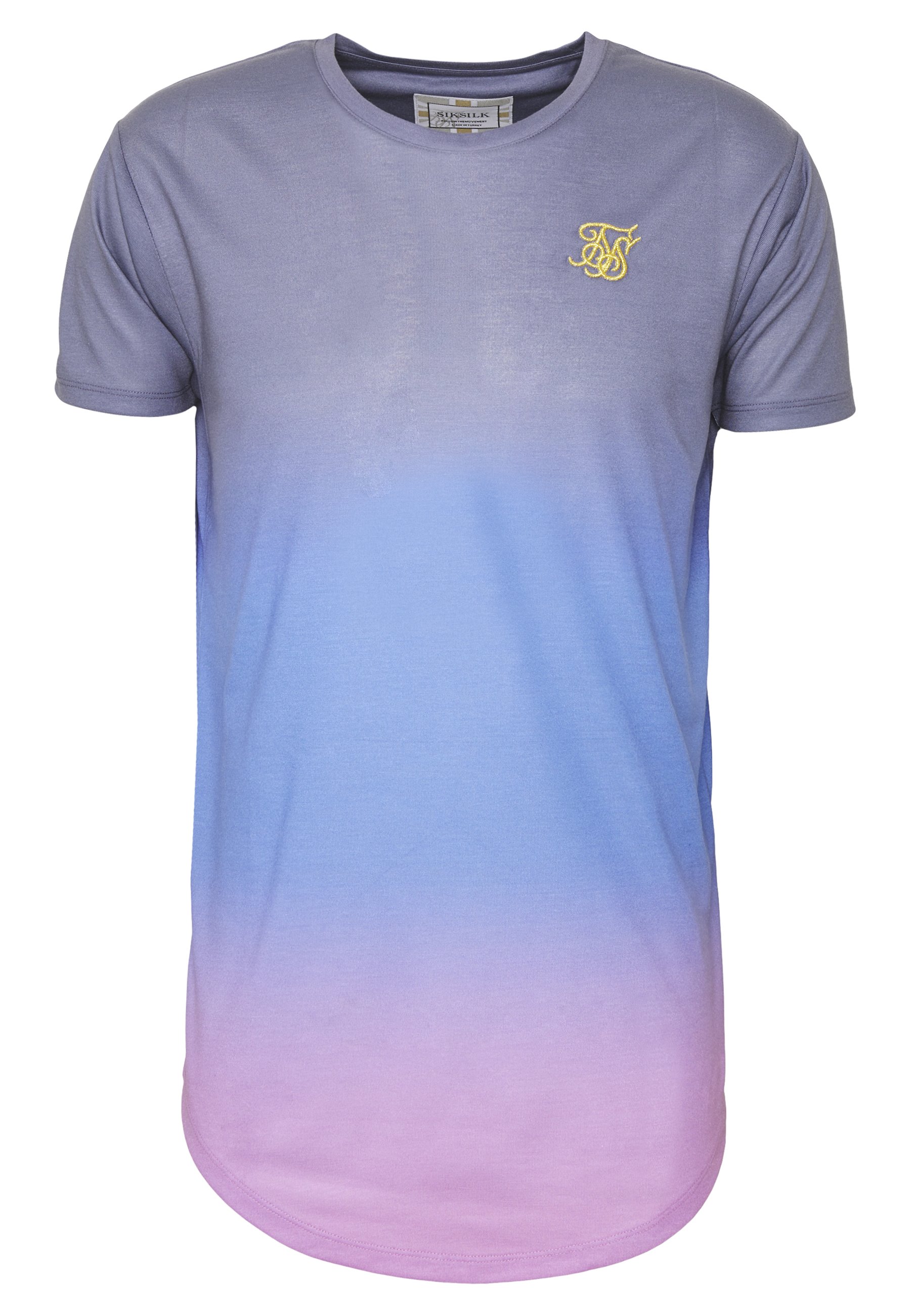 SIKSILK CURVED HEM FADE TEE T shirts med print tri neon SIKSILK CURVED HEM FADE TEE - T-shirts med print - tri neon