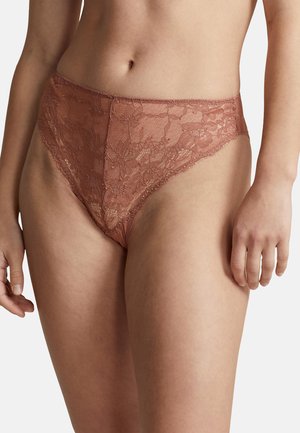 HIGH WAIST   - Trusser - terracotta