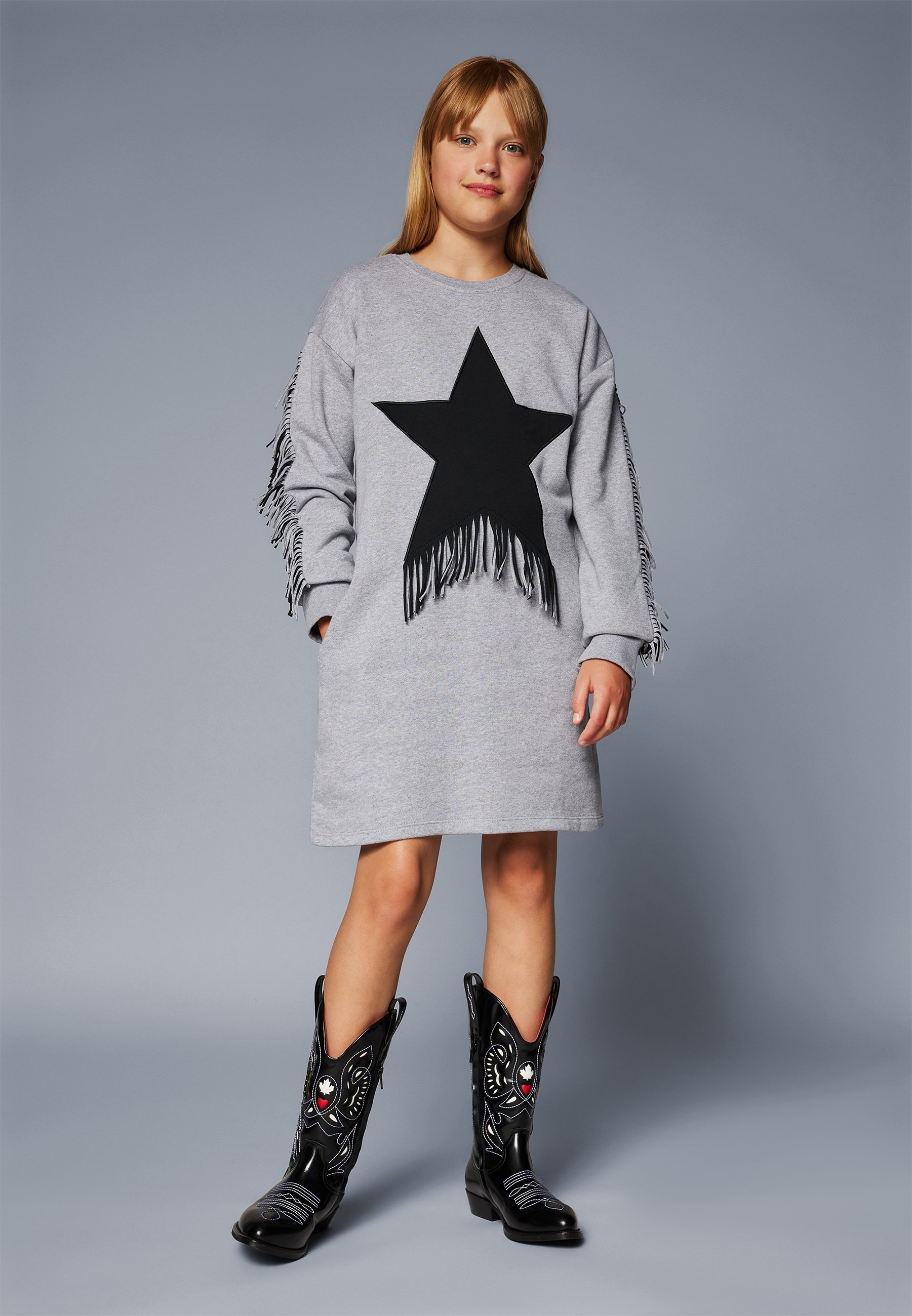 Stella McCartney Kids DRESS - Vestito casual - grigio medio