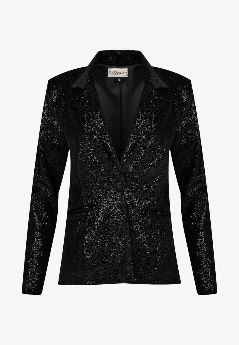 Sinweaver Mit Pailletten Blazer Schwarz Zalando De