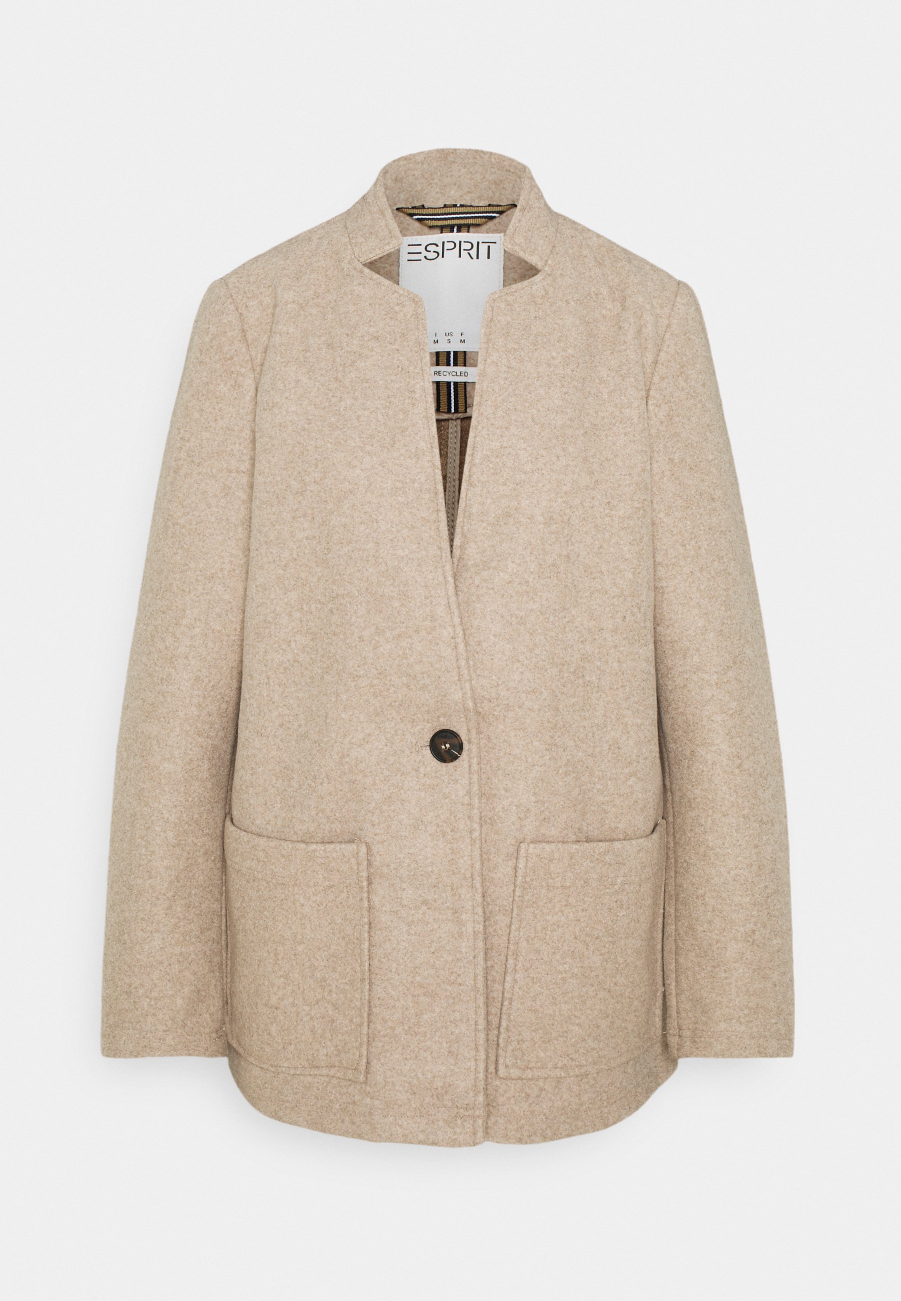 Esprit Kåpe frakk creambeige Zalando.no Esprit COAT - Kåpe / frakk - beige