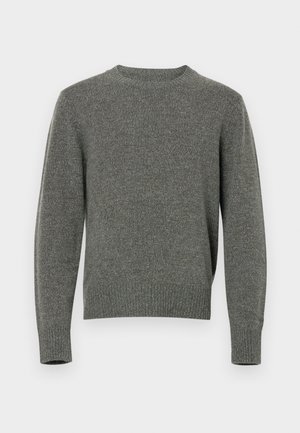 MY CREW MARL  - Svetrík - olive/heather grey